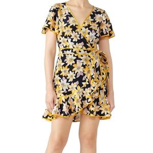 Cinq á Sept Floral Cameron Wrap Dress